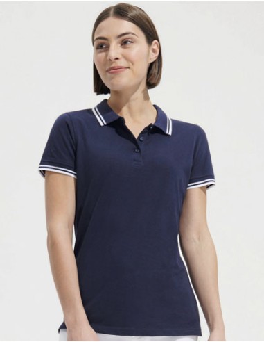 SOL-00578-Womens Polo Shirt Pasadena